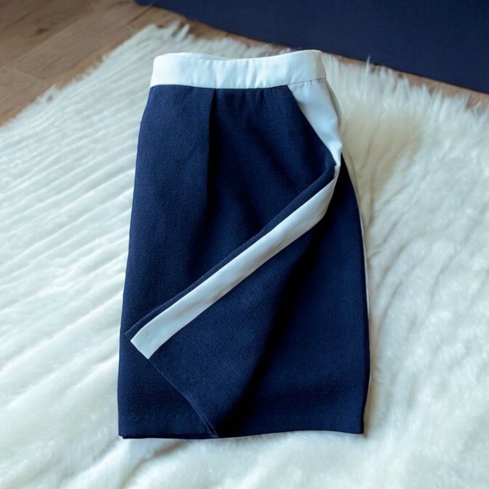 ⭐️Blue & White Skirt. Zipper in back. Medium. Cute. Not very stretchy.